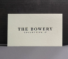 Load image into Gallery viewer, 100 pcs Custom Letterpress business cards, Cotton Paper Business Cards
